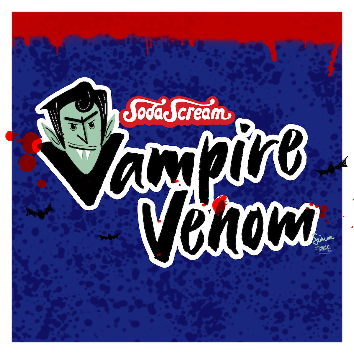 SodaScream Halloween soda syrup mockups – Vampire Venom