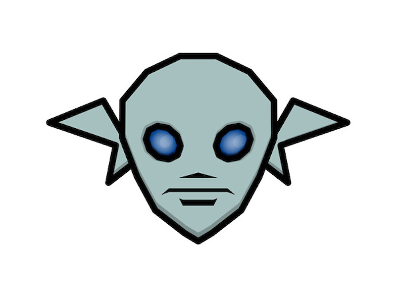 Zelda Zora mask vector illustration